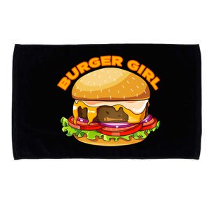 Hamburger Cheeseburger Burger Funny Fast Food Meaningful Gift Microfiber Hand Towel