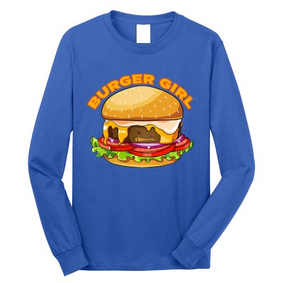 Hamburger Cheeseburger Burger Funny Fast Food Meaningful Gift Long Sleeve Shirt