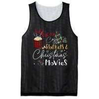 Hot Cocoa Cozy Blanket Christmas Movies Plaid Holidays Funny Mesh Reversible Basketball Jersey Tank