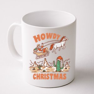 Howdy Christmas Cowboy Funny Santa Western Xmas Pajamas Gift Coffee Mug