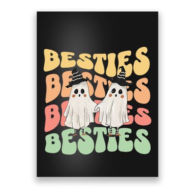 Halloween Couples Costume For Best Friends Besties Ghosts Poster