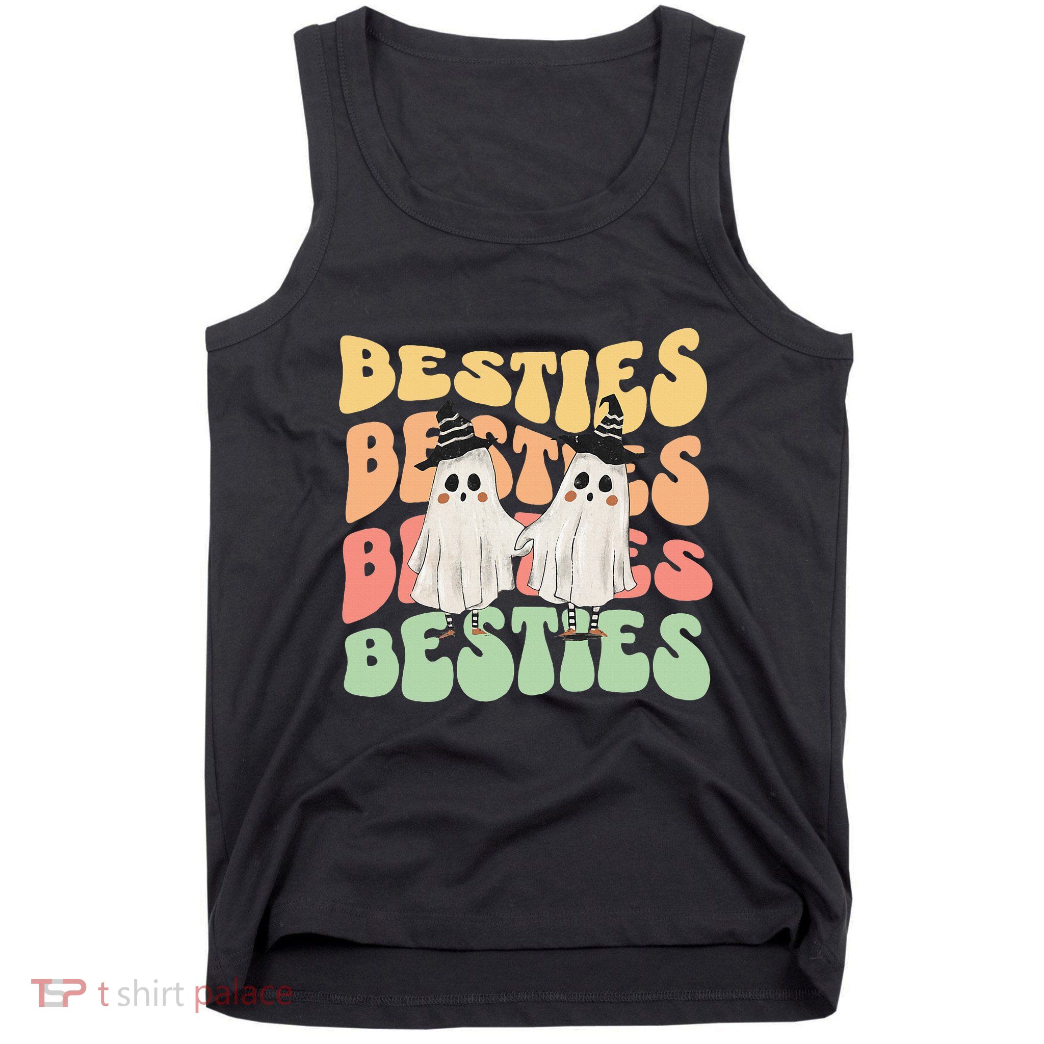 Halloween Couples Costume For Best Friends Besties Ghosts Tank Top