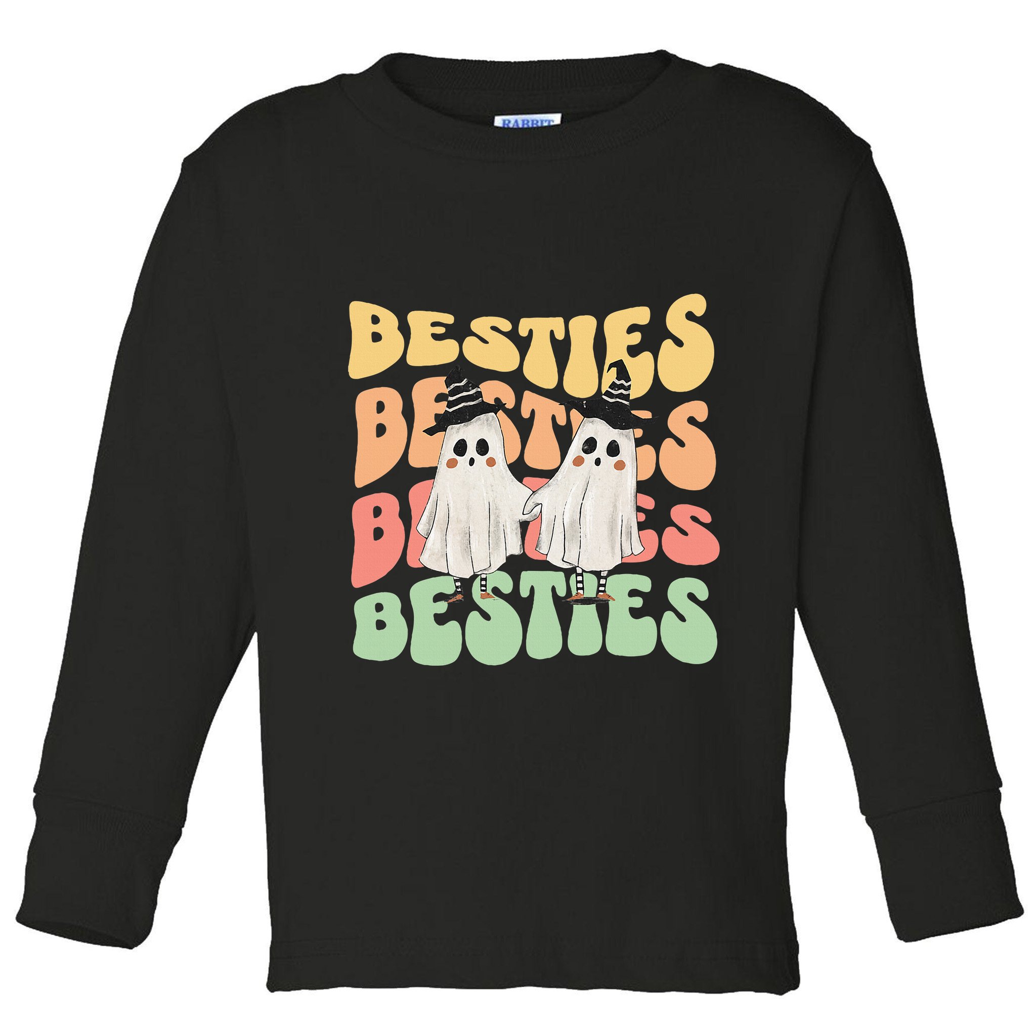 Halloween Couples Costume For Best Friends Besties Ghosts Toddler Long Sleeve Shirt