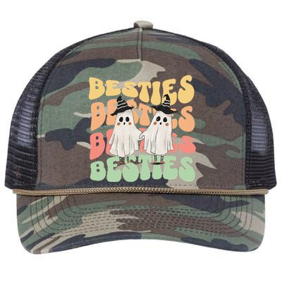 Halloween Couples Costume For Best Friends Besties Ghosts Retro Rope Trucker Hat Cap