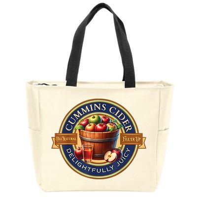 Haul Cummins Cider Funny Zip Tote Bag
