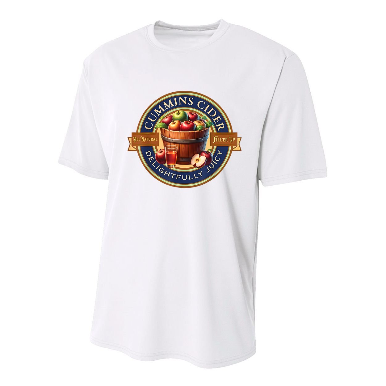 Haul Cummins Cider Funny Youth Performance Sprint T-Shirt