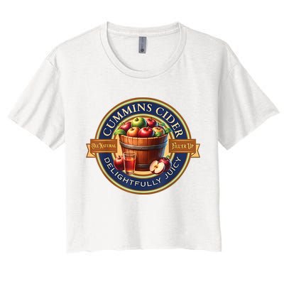 Haul Cummins Cider Funny Women's Crop Top Tee