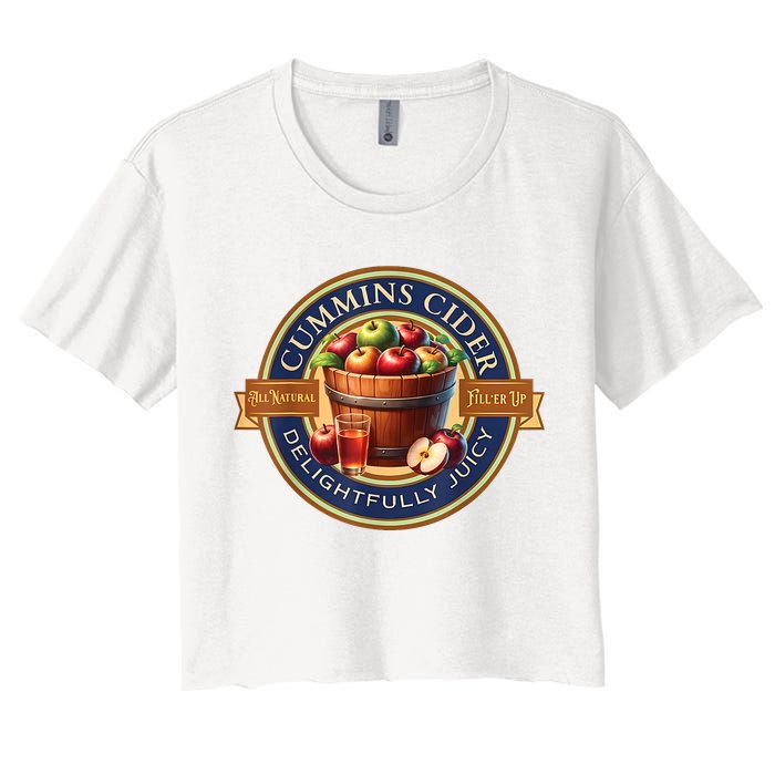 Haul Cummins Cider Funny Women's Crop Top Tee