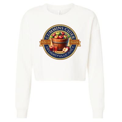 Haul Cummins Cider Funny Cropped Pullover Crew