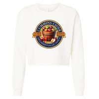 Haul Cummins Cider Funny Cropped Pullover Crew