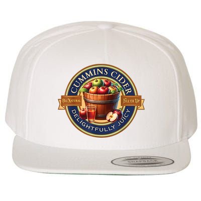 Haul Cummins Cider Funny Wool Snapback Cap