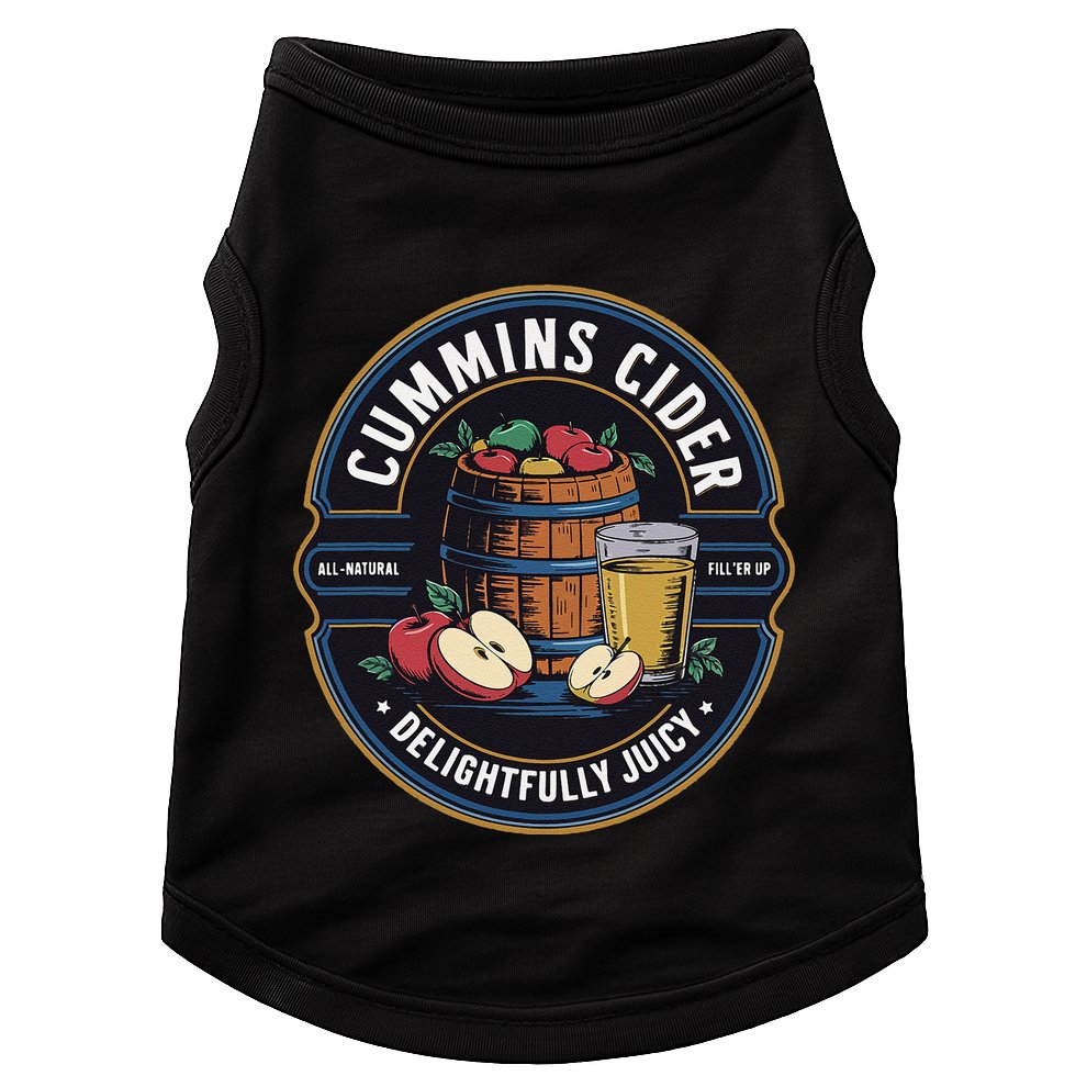 Haul Cummins Cider Funny Gift Doggie Tank