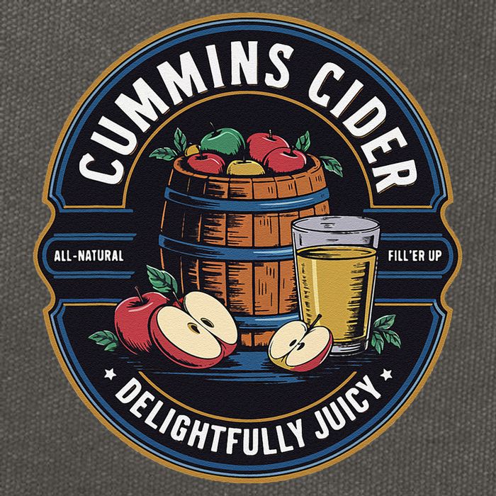 Haul Cummins Cider Funny Gift Cotton Canvas Backpack