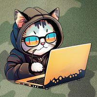 Hacker Chibi Cute Cat Legacy Tie Dye Trucker Hat