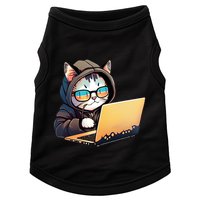 Hacker Chibi Cute Cat Doggie Tank
