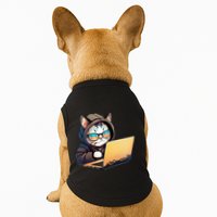 Hacker Chibi Cute Cat Doggie Tank