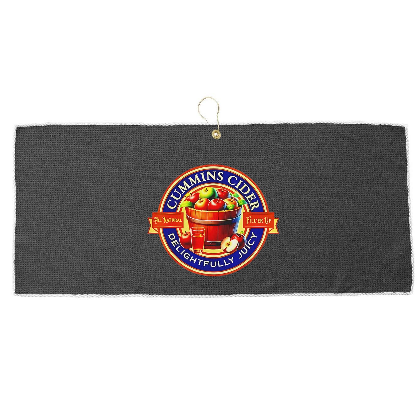 Haul Cummins Cider S Funny Large Microfiber Waffle Golf Towel