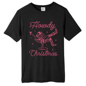 Howdy Christmas Cow Martini Glass Xmas Western Country Meaningful Gift Tall Fusion ChromaSoft Performance T-Shirt