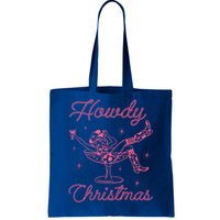 Howdy Christmas Cow Martini Glass Xmas Western Country Meaningful Gift Tote Bag