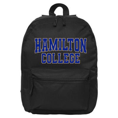 Hamilton College Col_blu01 16 in Basic Backpack