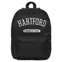 Hartford Ct Classic Style Hartford Connecticut Ct 16 in Basic Backpack