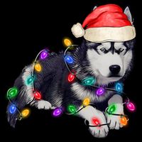Husky Christmas Cute Dog Lover Holiday Mug