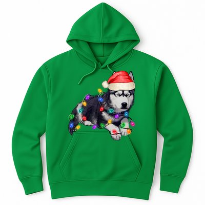 Husky Christmas Cute Dog Lover Holiday Hoodie