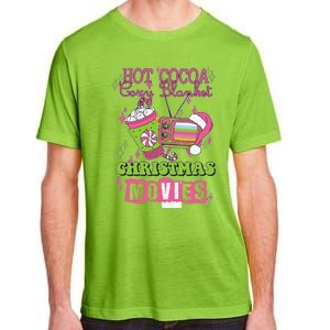 Hot Cocoa Cozy Blanket Christmas Movies Design Adult ChromaSoft Performance T-Shirt