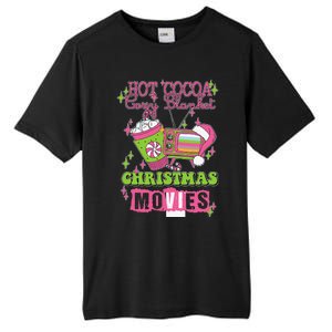 Hot Cocoa Cozy Blanket Christmas Movies Design Tall Fusion ChromaSoft Performance T-Shirt