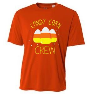 Halloween Candy Corn Squad Team Candy Corn Crew Halloween Cooling Performance Crew T-Shirt