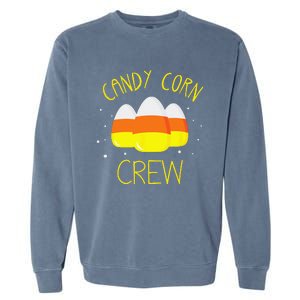 Halloween Candy Corn Squad Team Candy Corn Crew Halloween Garment-Dyed Sweatshirt