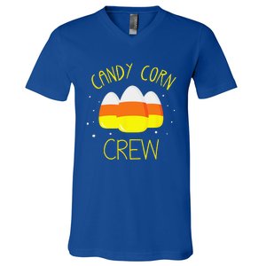 Halloween Candy Corn Squad Team Candy Corn Crew Halloween V-Neck T-Shirt