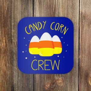 Halloween Candy Corn Squad Team Candy Corn Crew Halloween Coaster