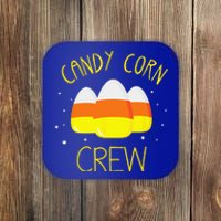 Halloween Candy Corn Squad Team Candy Corn Crew Halloween Coaster