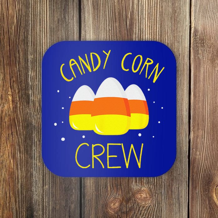 Halloween Candy Corn Squad Team Candy Corn Crew Halloween Coaster