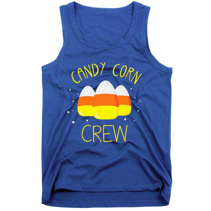 Halloween Candy Corn Squad Team Candy Corn Crew Halloween Tank Top