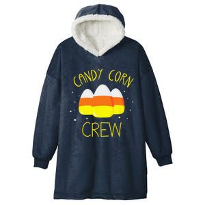 Halloween Candy Corn Squad Team Candy Corn Crew Halloween Hooded Wearable Blanket