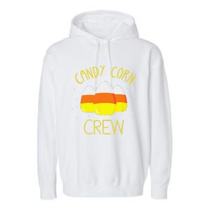 Halloween Candy Corn Squad Team Candy Corn Crew Halloween Garment-Dyed Fleece Hoodie