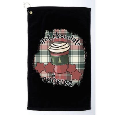 Hot Cocoa Cookies Drink Hot Chocolate Watch Christmas Platinum Collection Golf Towel