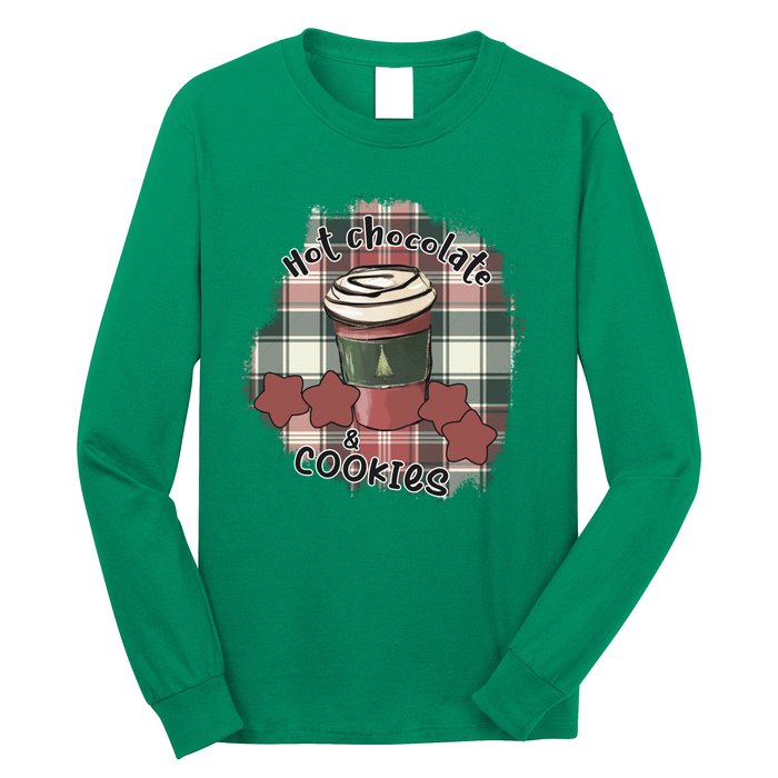 Hot Cocoa Cookies Drink Hot Chocolate Watch Christmas Long Sleeve Shirt