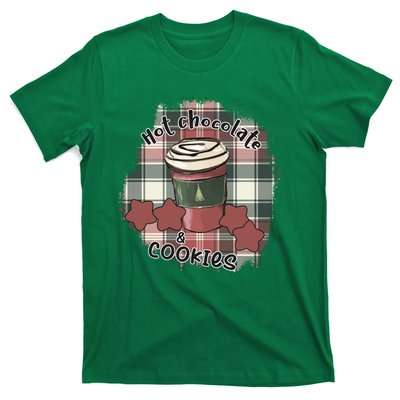 Hot Cocoa Cookies Drink Hot Chocolate Watch Christmas T-Shirt