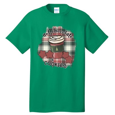 Hot Cocoa Cookies Drink Hot Chocolate Watch Christmas Tall T-Shirt