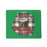 Hot Cocoa Cookies Drink Hot Chocolate Watch Christmas Mousepad