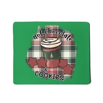 Hot Cocoa Cookies Drink Hot Chocolate Watch Christmas Mousepad