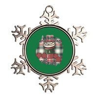 Hot Cocoa Cookies Drink Hot Chocolate Watch Christmas Metallic Star Ornament