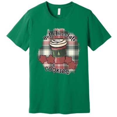 Hot Cocoa Cookies Drink Hot Chocolate Watch Christmas Premium T-Shirt