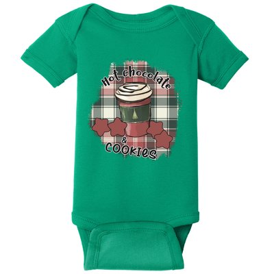 Hot Cocoa Cookies Drink Hot Chocolate Watch Christmas Baby Bodysuit