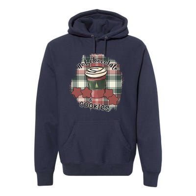 Hot Cocoa Cookies Drink Hot Chocolate Watch Christmas Premium Hoodie