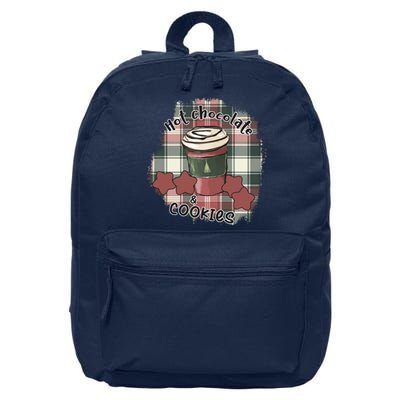 Hot Cocoa Cookies Drink Hot Chocolate Watch Christmas 16 in Basic Backpack