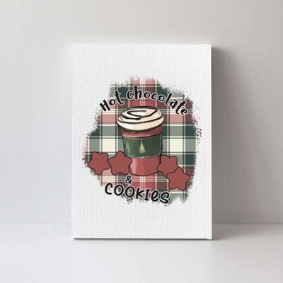 Hot Cocoa Cookies Drink Hot Chocolate Watch Christmas Canvas